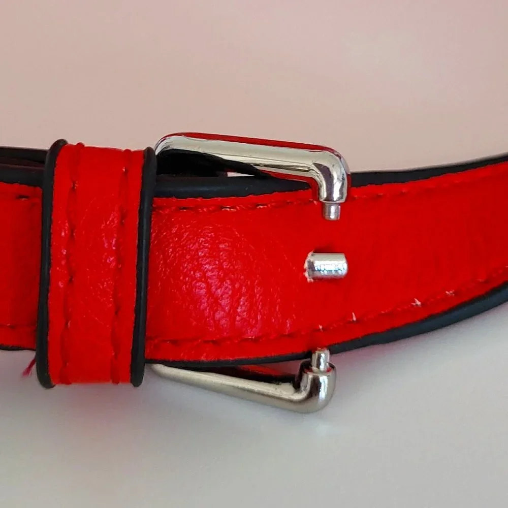 Parfois Red Vegan Faux Leather Medium Cross Body Bag, Tote Handles, GUC - Picture 10 of 12